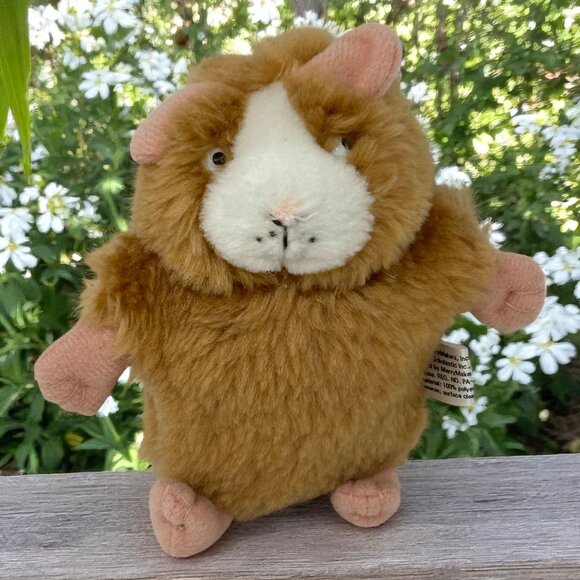 1997 Merry Makers Plush Guinea Pig 5" Scholastic Stuffed Animal - Picture 1 of 10